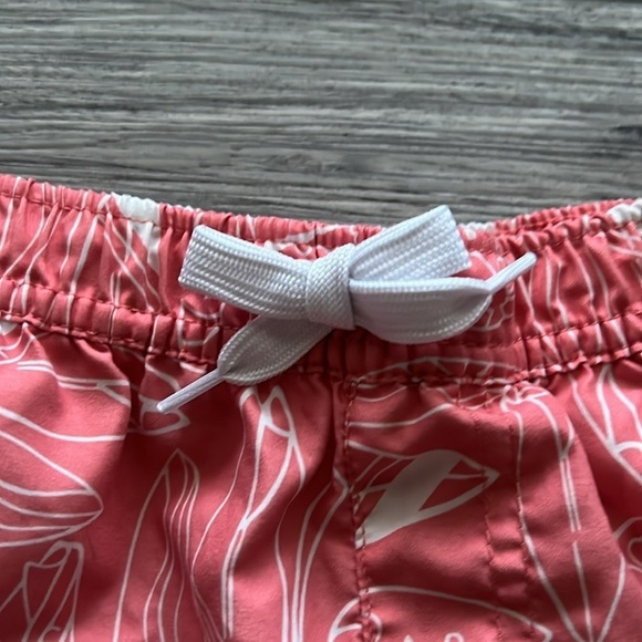 Wonder Nation Surfboard Swim Trunks Salmon Colored Size 3T - Picture 2 of 4